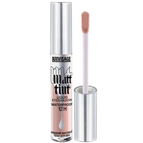 Жидкие матовые тени для век Matt tint waterproof 12H (тон 101Cream Beige)