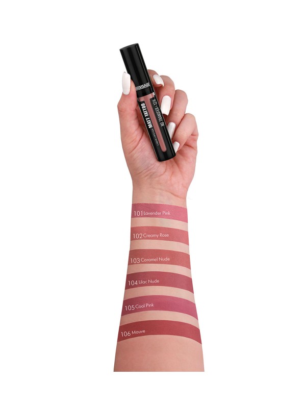 Матовая стойкая жидкая помада для губ MATT TATTOO NO TRANSFER 12H (тон 112 DEEP PINK)