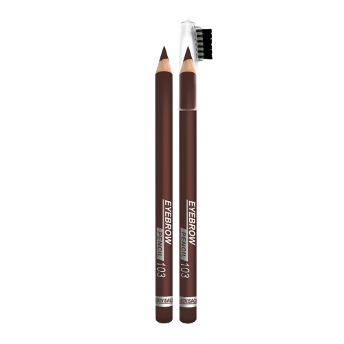 Стойкий пудровый карандаш для бровей (ТОН 103 КАШТАН)