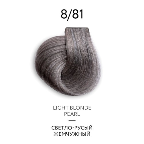 Перманентная крем-краска для волос COLOR PLATINUM COLLECTION (8/81 светло-русый жемчужный)