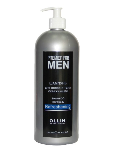 Освежающий шампунь для волос и тела Premier for Men