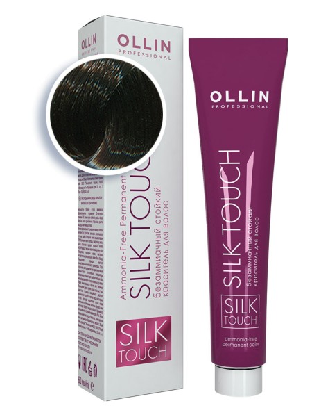 Стойкий краситель для волос безаммиачный Silk Touch (5/09 светлый шатен прозрачно-зеленый)